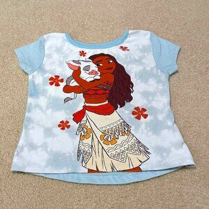 Disney Princess - Girls Short Sleeve Moana Shirt - Size 3T